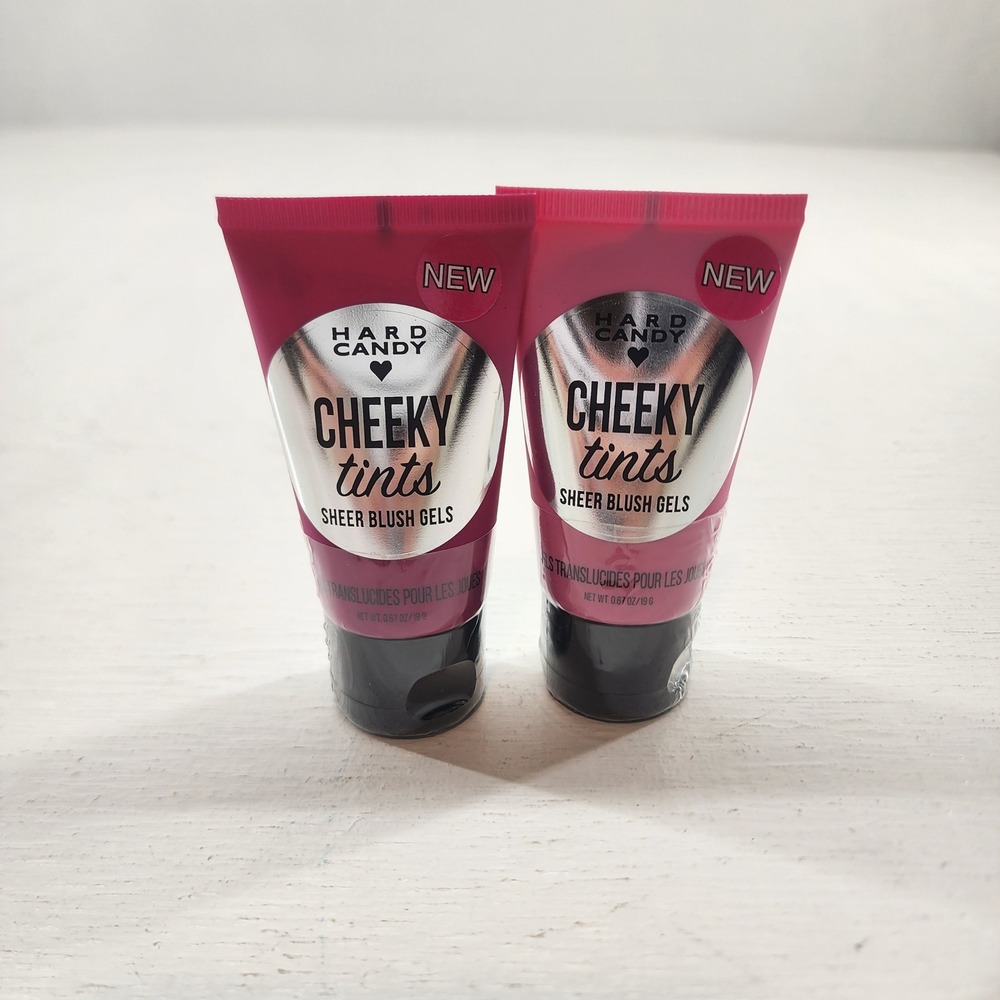 x2 Hard Candy Cheeky Tints‎ Sheer Blush Gels Diva & You're A Doll Pink 0.67oz